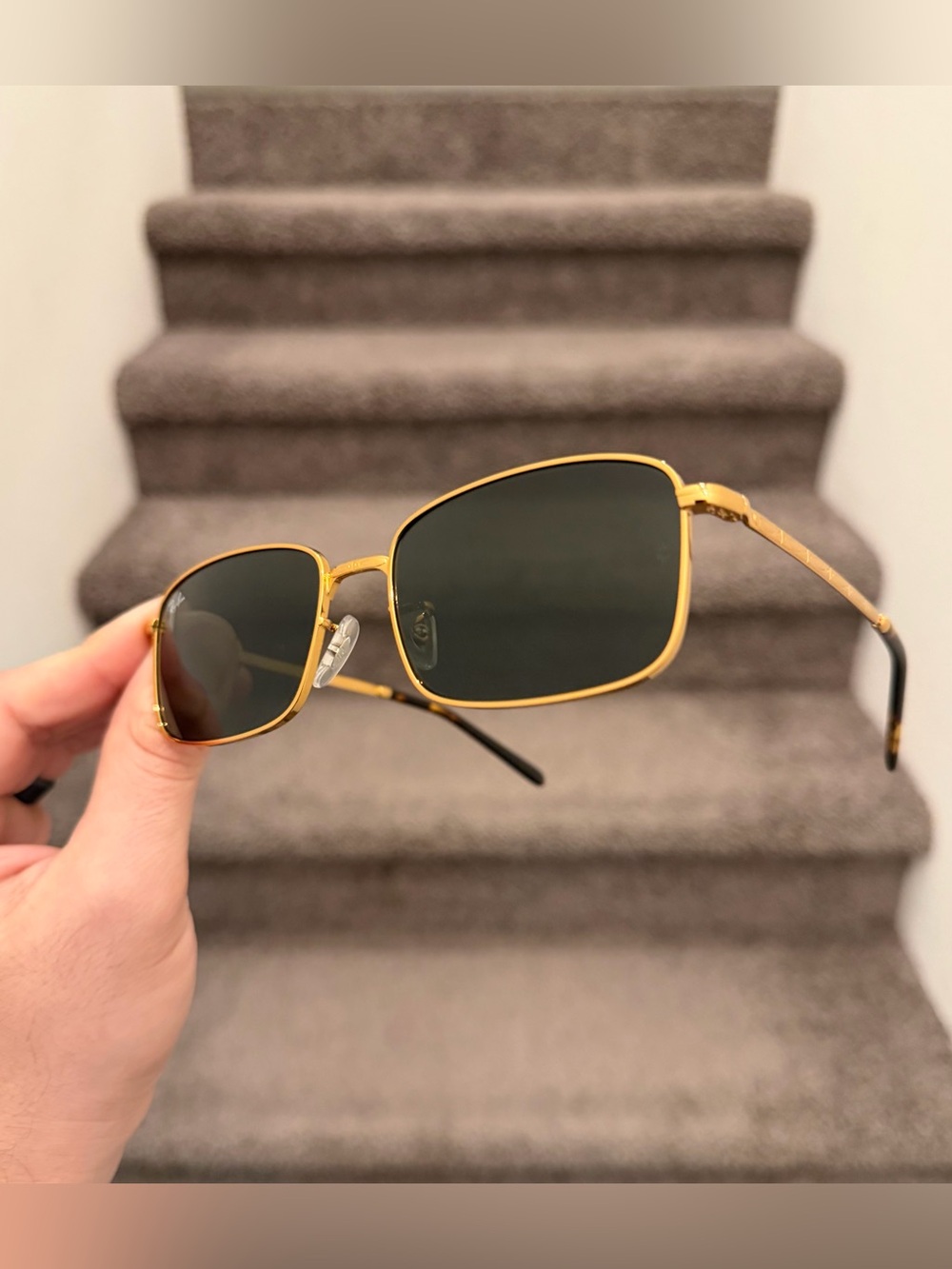 New Ray-Ban Sunglasses RB3717 9396/31 Gold G-15 Lens 57MM